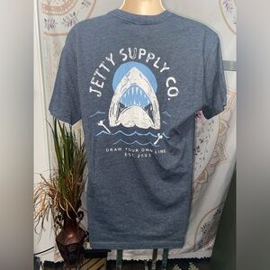 Like new Blue Jetty shark t-shirt size Small